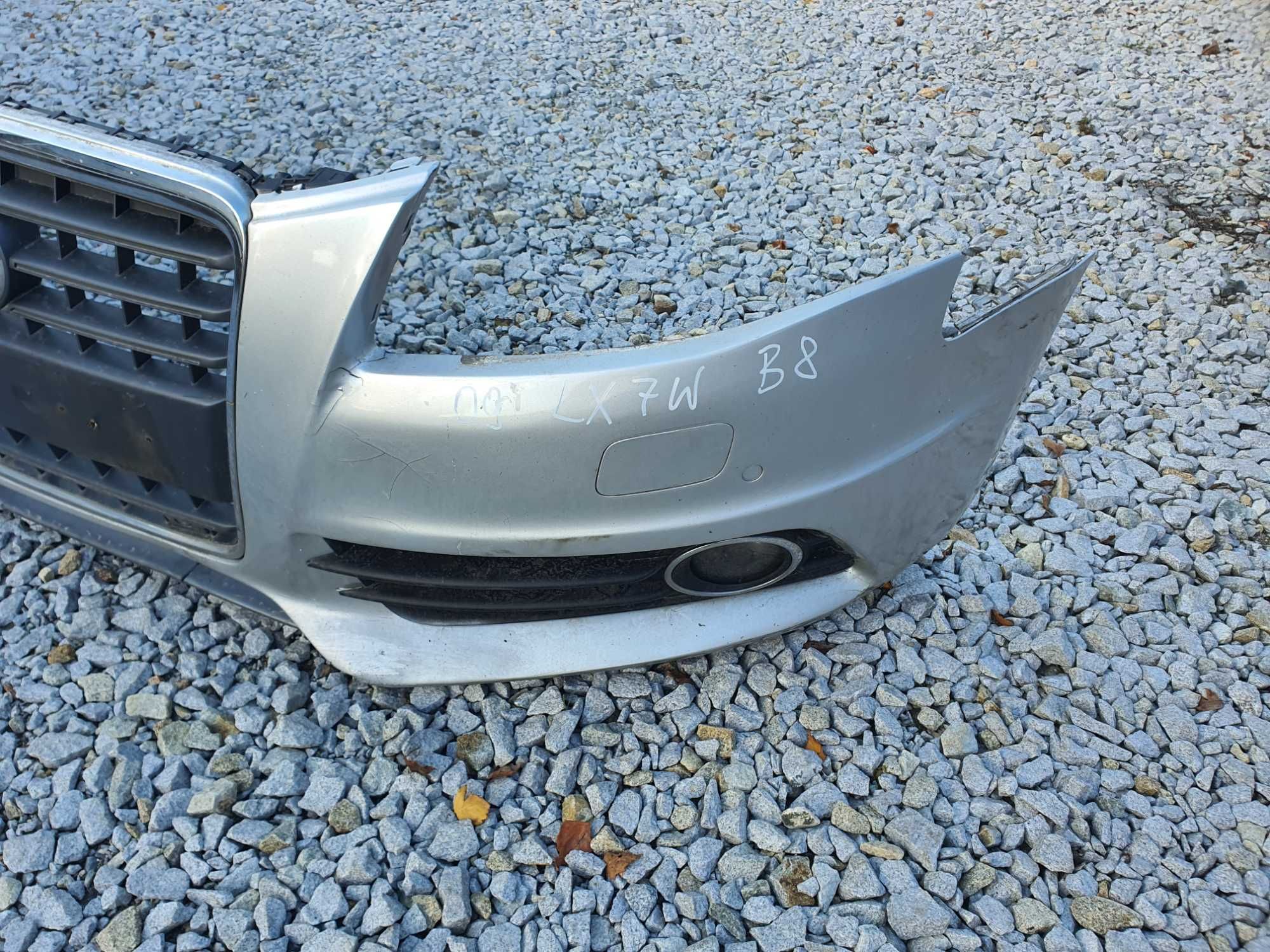 Audi A4 B8 zderzak przód kolor LX7W PDC!!! KSENON!!! S-LINE!!! 09 AL