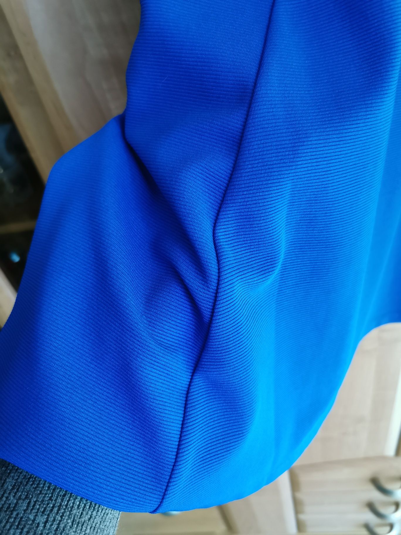 Sukienka na ramiączkach M rozkloszowana niebieska H&M