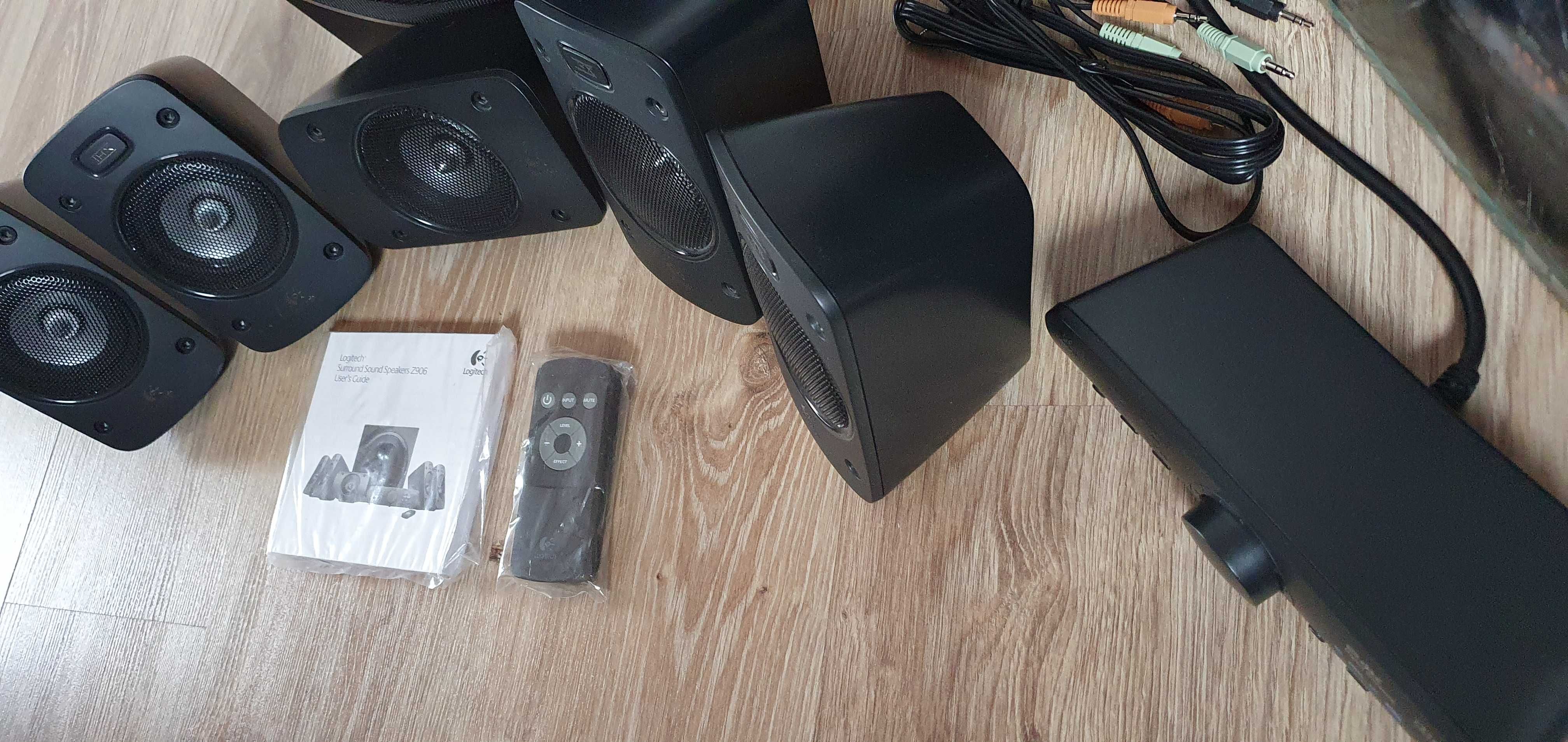 Nowe Głośniki Logitech 5.1 Z906 THX Surround DTS Gwarancja 2 lata