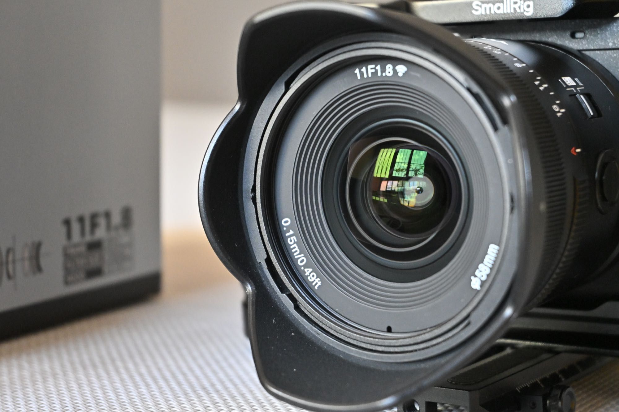 Lente Objetiva para Sony YN 11mm 1.8