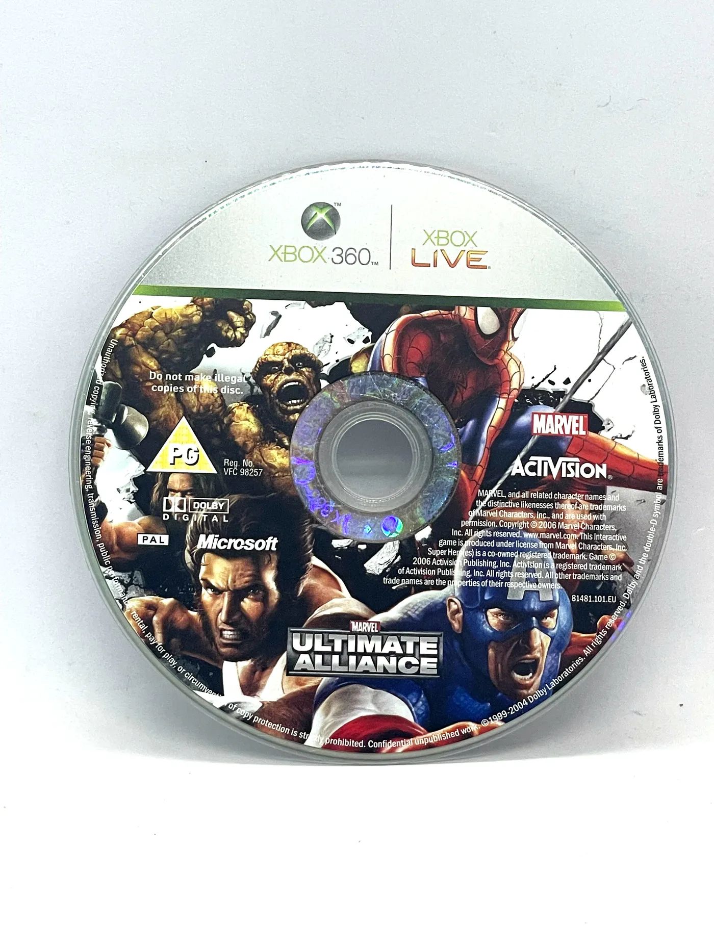 Marvel Ultimate Alliance Xbox 360 (sama gra) Po Angielsku