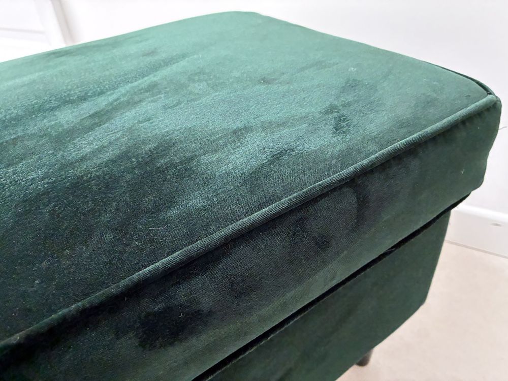 Podnóżek ikea strandmon zielony
