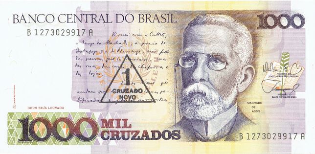 Brazylia - 1000 Mil Cruzados UNC