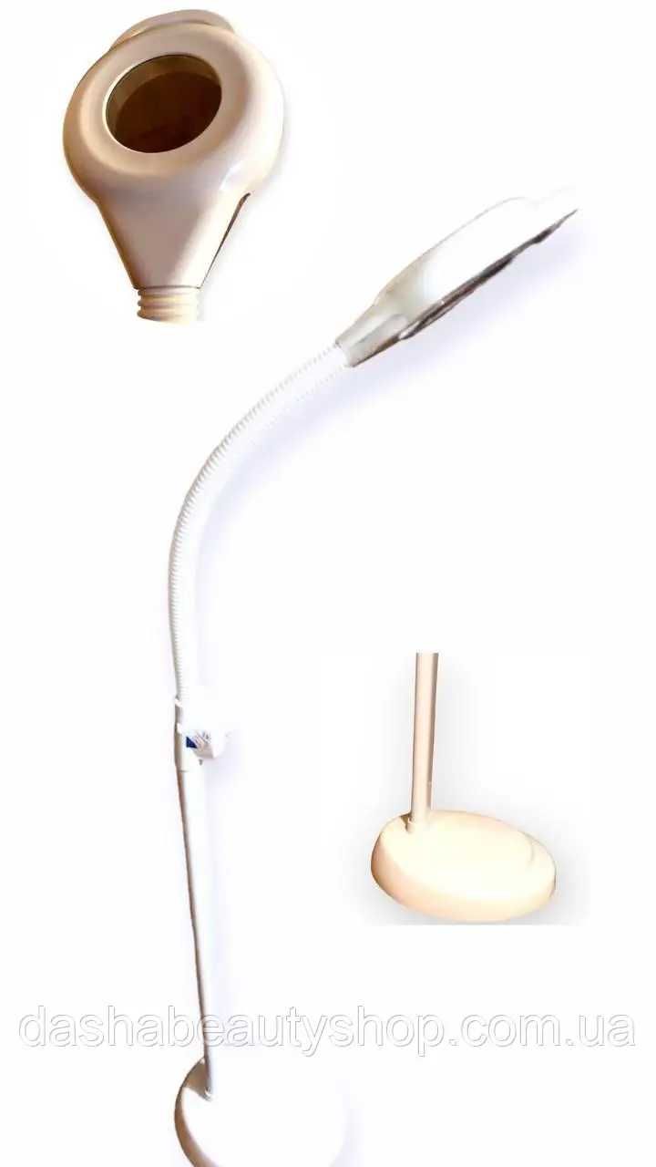 Напольная Лампа лупа косметологическая А001, диоптрий 3,5, линза 12 см