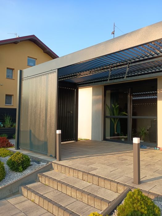 pergola carport altana wiata zadaszenie ogrod zaluzja system aluminium