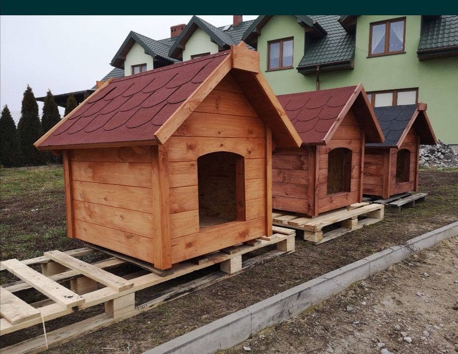 Buda Budy dla psa Nowe ocieplane solidne transport heblowane Buda