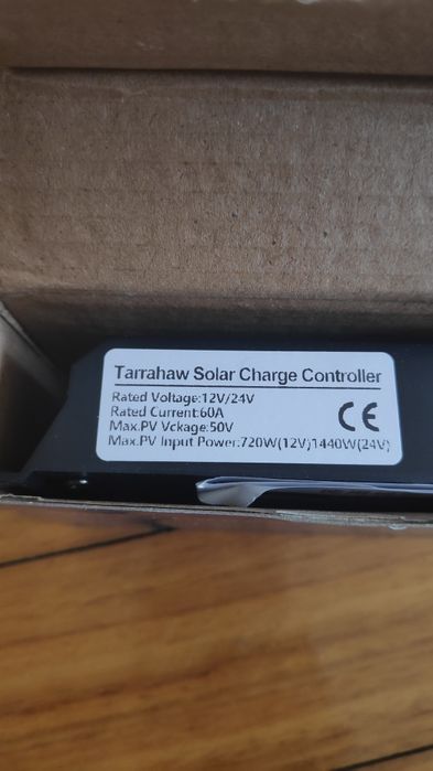 Controlador carregador solar 60ah