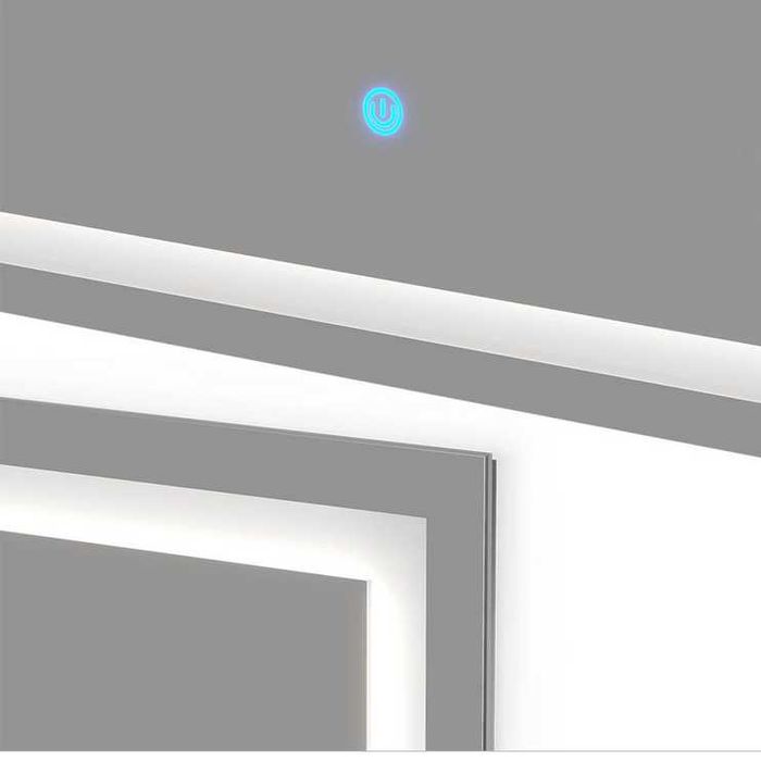 lustro łazienkowe Szkło 110 x 70 x 2,8 cm z oświetleniem LED, Viola