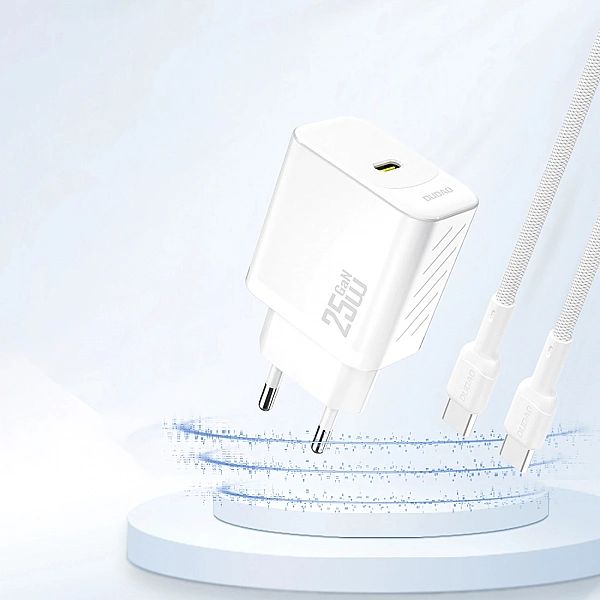 Ładowarka sieciowa Dudao A27/25W GaN USB-C - biała