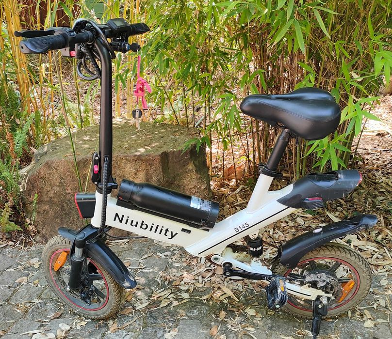 Bicicleta Elétrica Dobrável Niubility B14s – Compacta e Prática