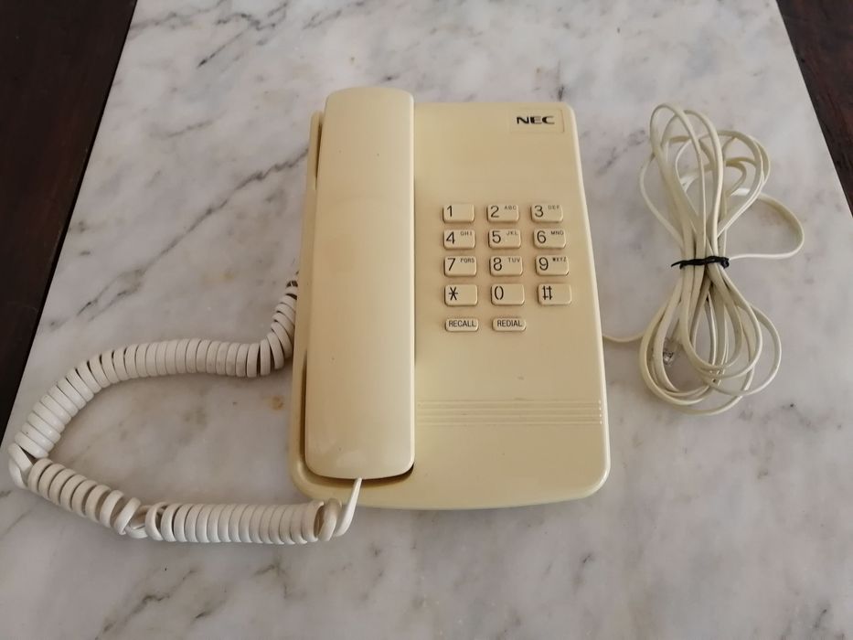 telefone fixo nec a funcionar