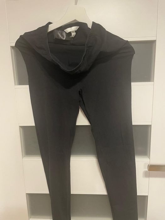 Legginsy Getry spodnie ciążowe H&M Mama rozm. M czarne pas