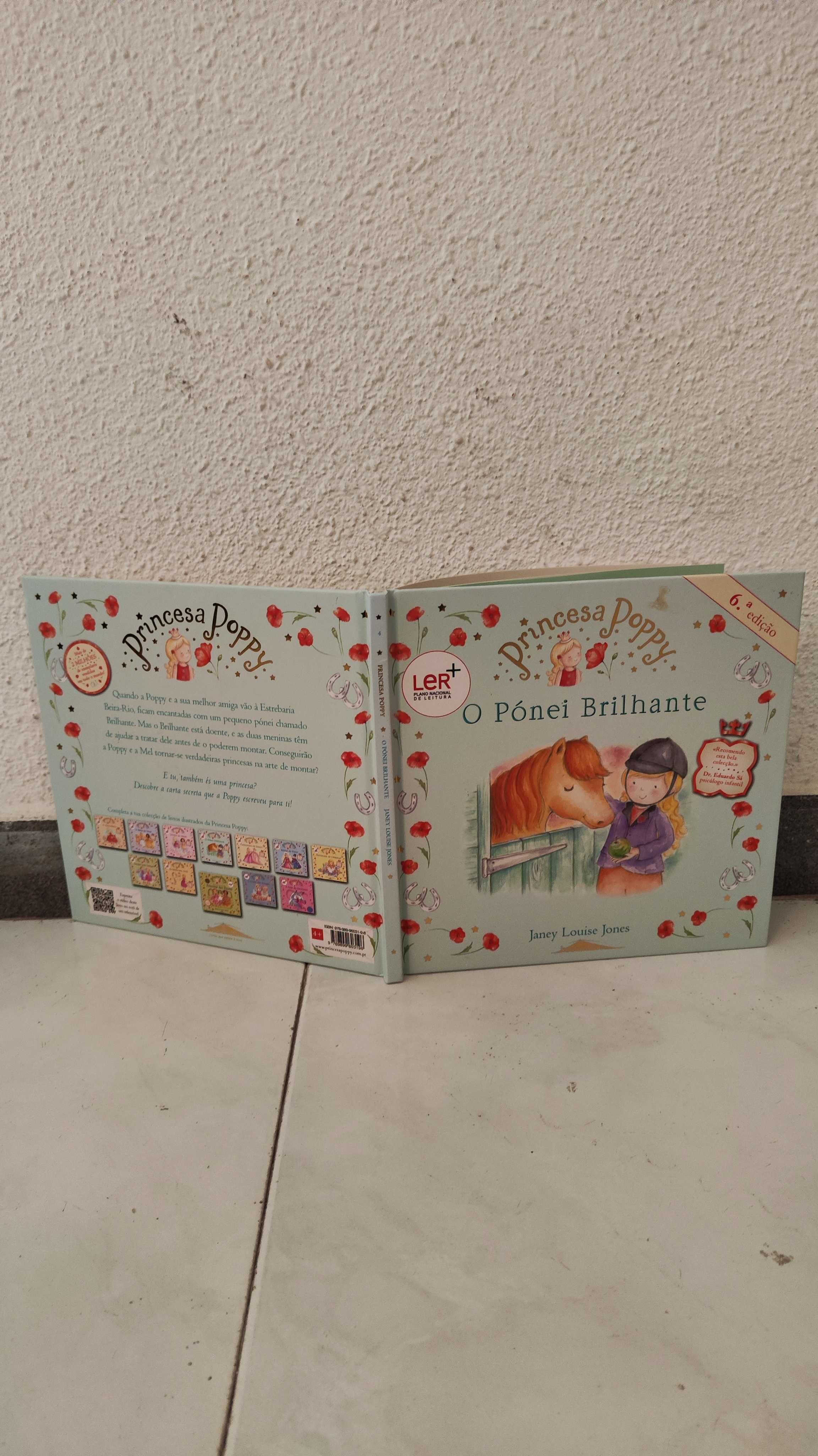 Livros princesa poppy