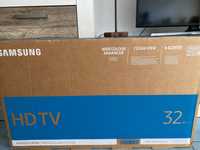 TV HD Samsung 32 polegadas na caixa.