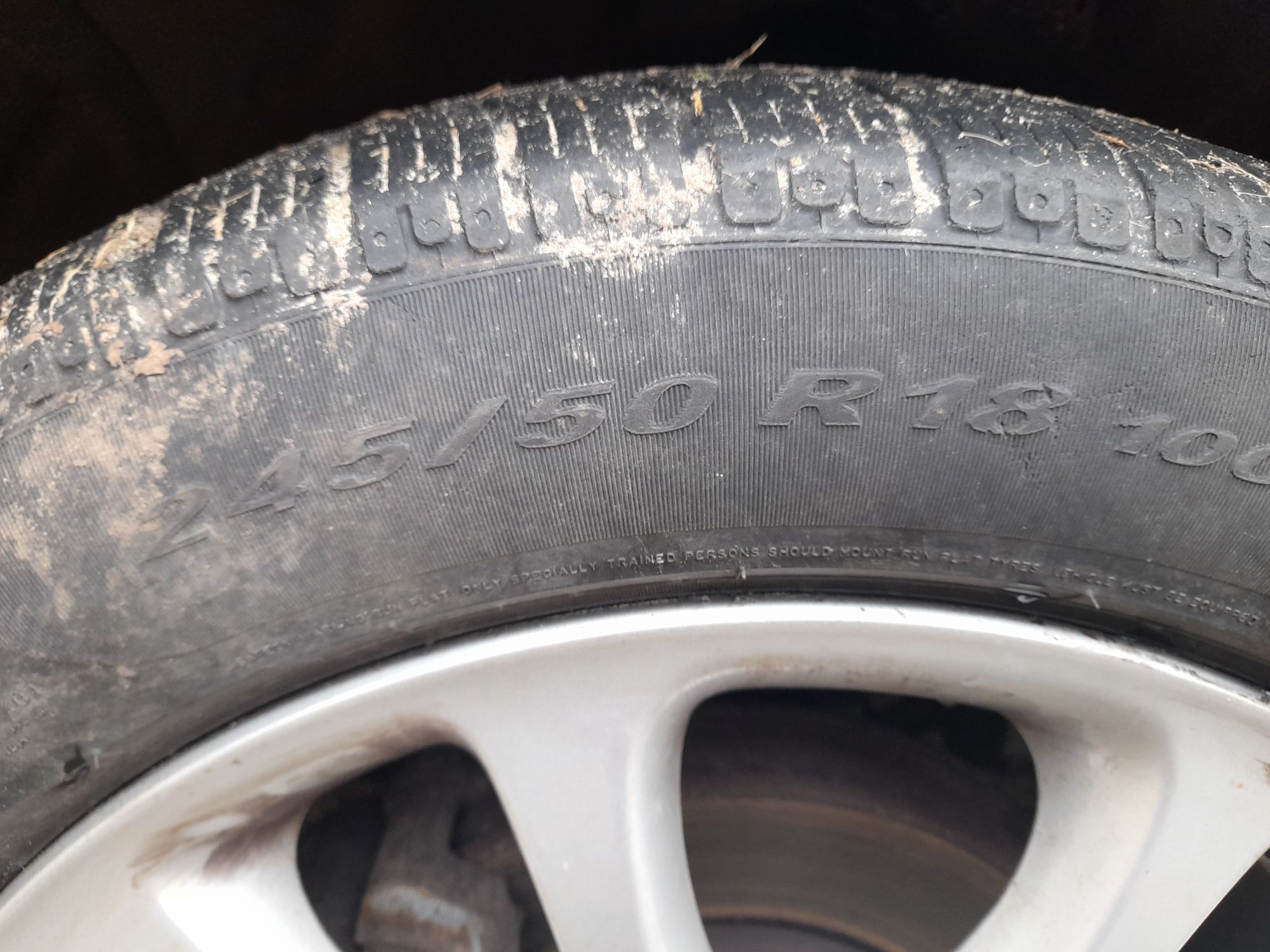 Alufelgi Honda crv 18 cali zimowki pirelli