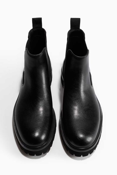 Ботинки Челси H&M, черные, размер EUR 43 / US  10 / CN 275