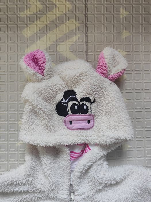 Kombinezon / pajacyk / piżama krowa 68 cm