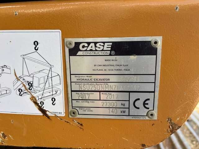 case cx250d  giratoria