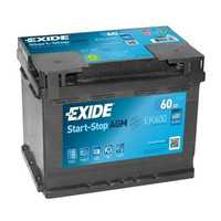 Bateria Exide EK600 AGM 60ah 680A (Start/Stop)