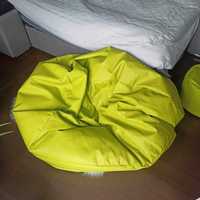 Pufa fotel w kształcie kuli