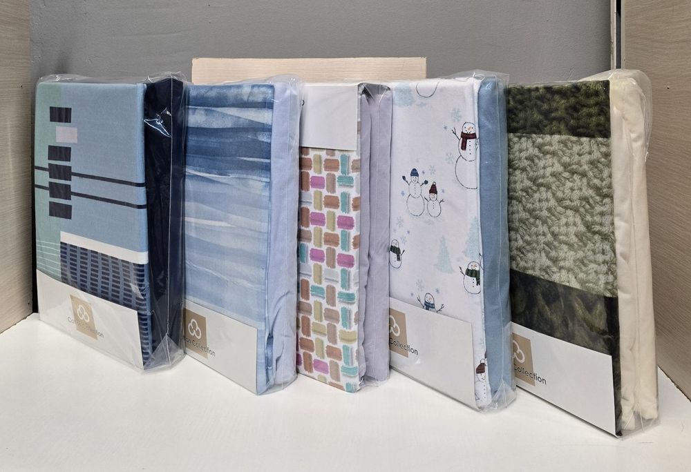 Байкові турецькі простирадла 160х200 на гумці з 2 наволочками 50х70