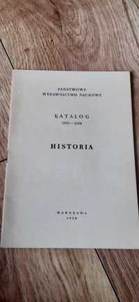 stary katalog historia, warszawa 1958