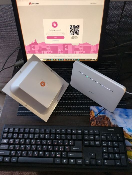 Роутер HUAWEI B535-232 в комплекті з антеною КВАДРАТ 4G