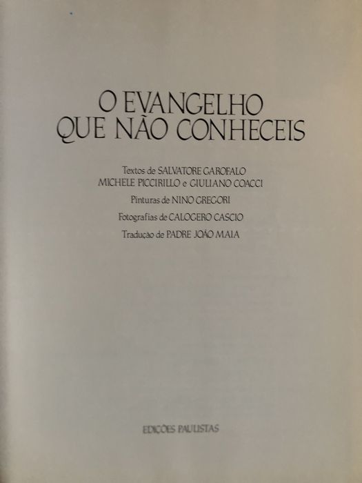 Livro “O Evangelho que não conheceis”