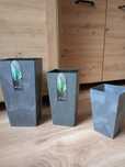 Donice Balkonowe Strukturalne Imitacja Betonu Plastik Loft Minimalizm