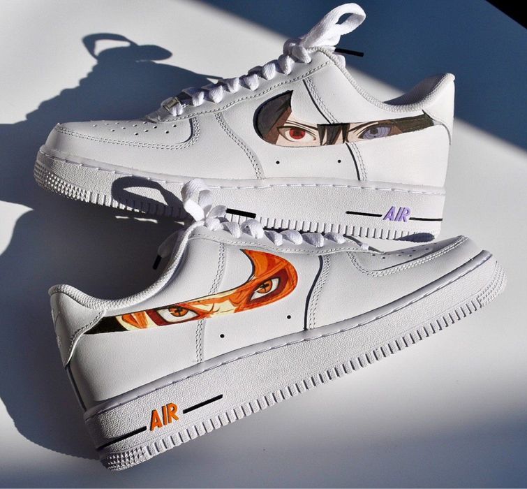 Anime swoosh Nike air force 1 custom Naruto Dragon Ball