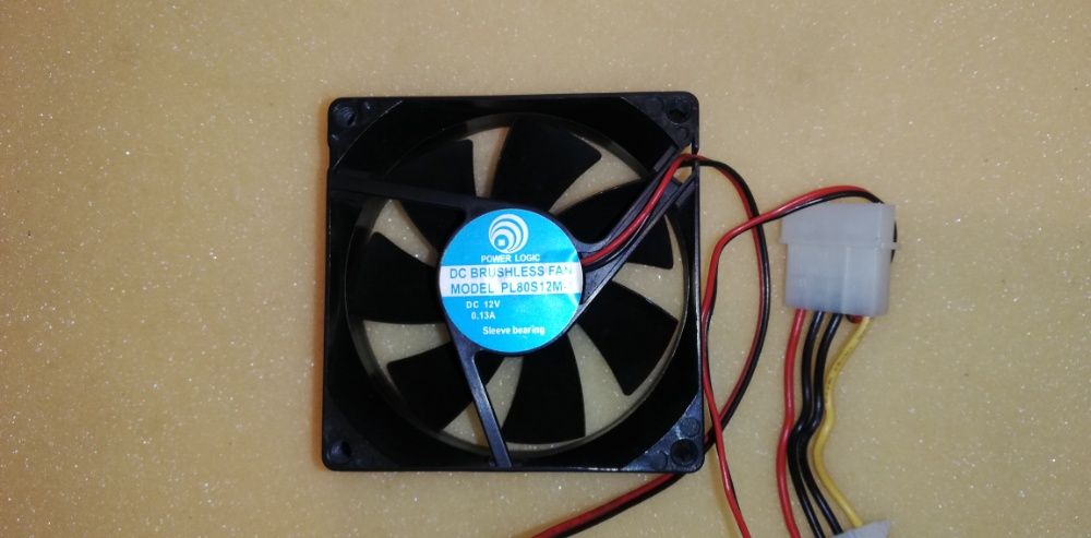 Cooler - Ventilador PC DC Brushless Fan PL80S12M