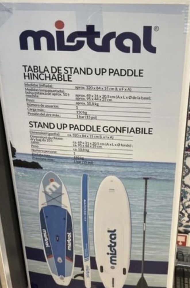 Prancha Paddle Mistral Stand Up 10,5 (nova)