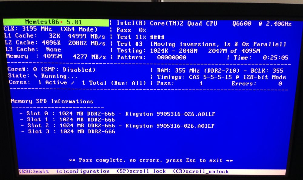 Kit 2gb ddr2 - memorias 2x1gb ddr2 pc6400 Kingstom HyperX