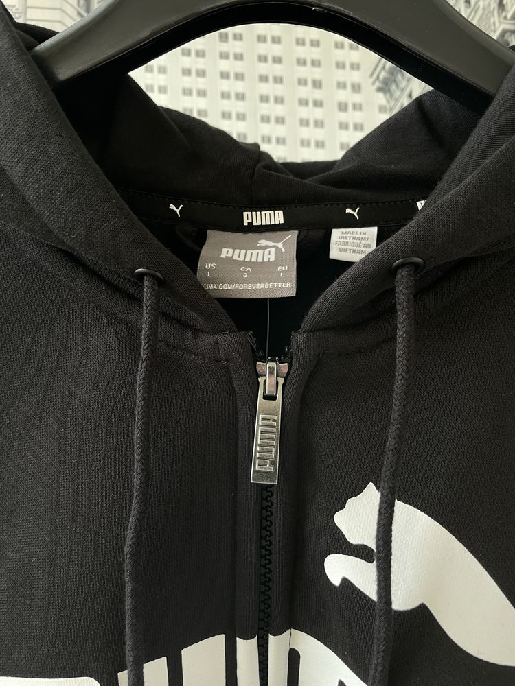 Худі на замку Puma оригінал  на флісі розмір S зіпка