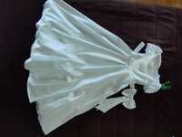 Biała sukienka komunijna. 9 lat. 134/140 rozmiar