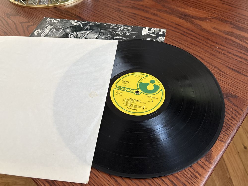 Deep Purple HARVEST winyl 1969 rok idealna