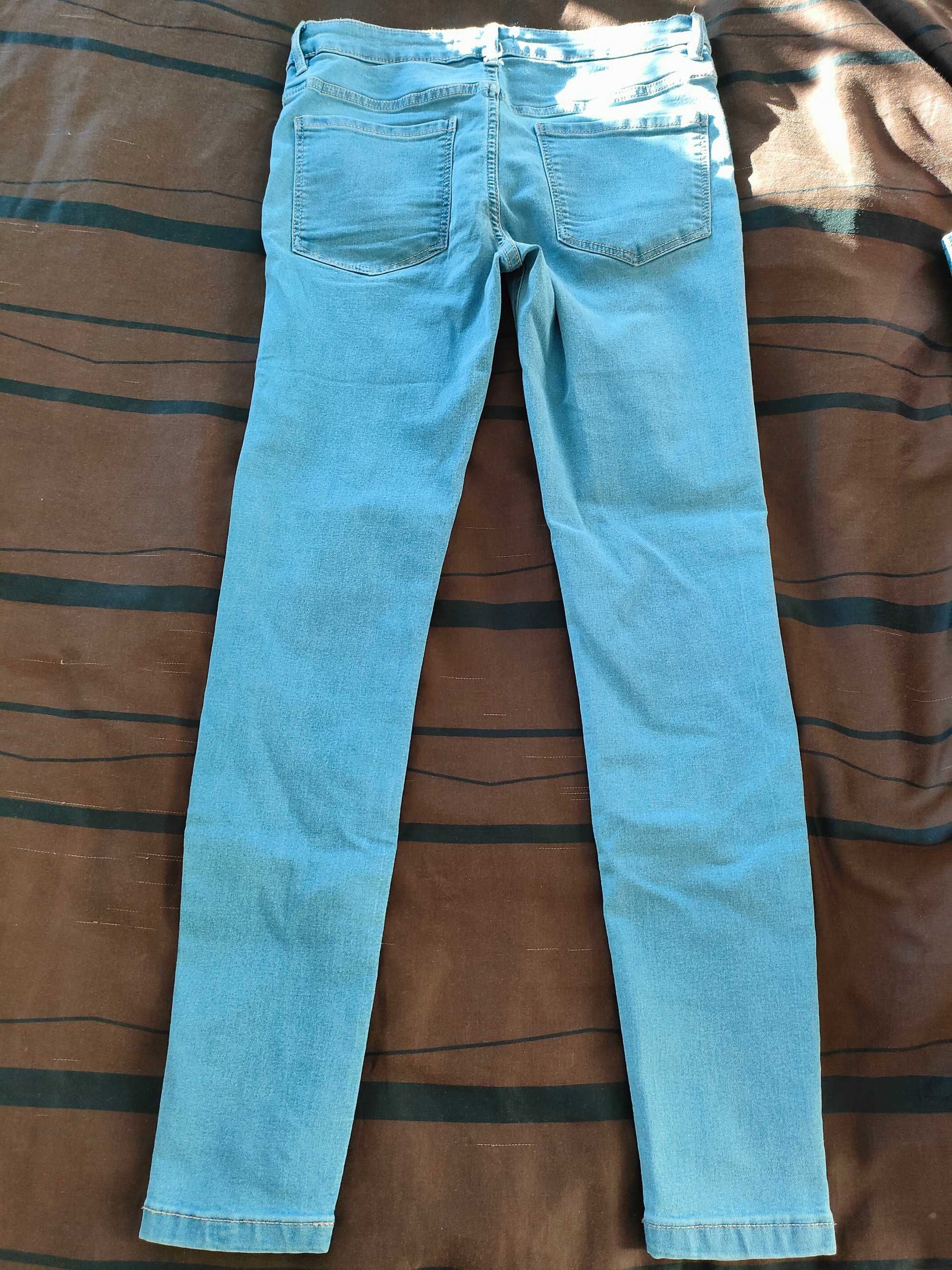 Spodnie jeansy damskie 38