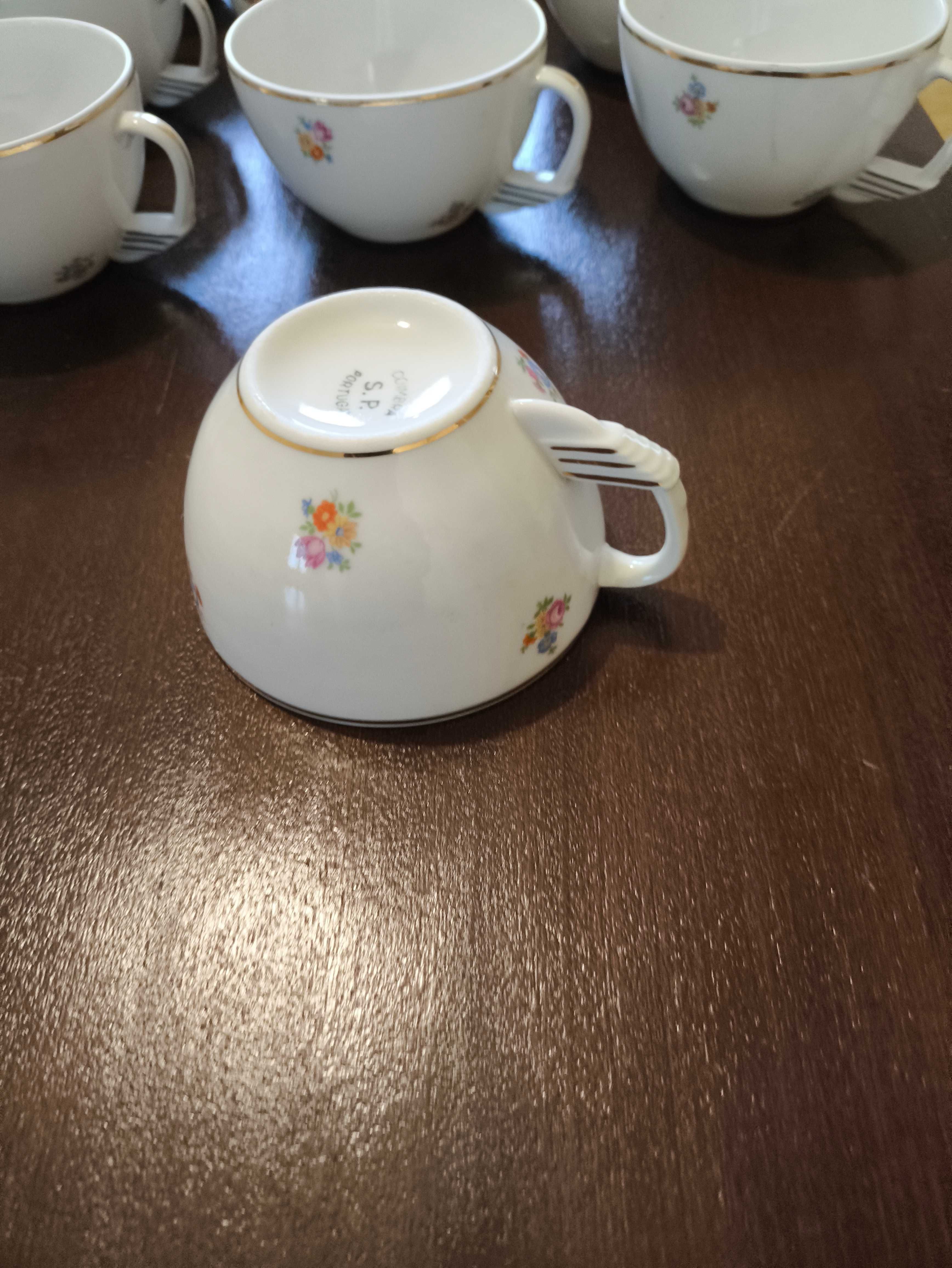 Serviço Chá Porcelana Fabrica Coimbra