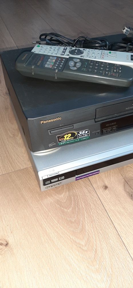 Technics Sony Panasonic MEGAZESTAW BluRay-SuperVHS-CD-RDS plus Kolumny