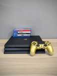 PS4 pro 1tb - impecável + 5 jogos + comando gold