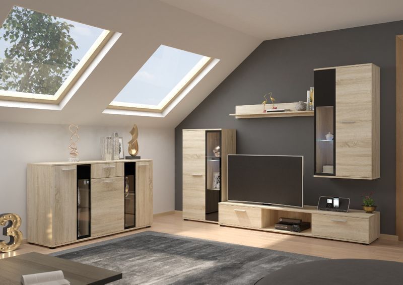 Meblościanka SALI meble pokojowe do salonu komoda szafa