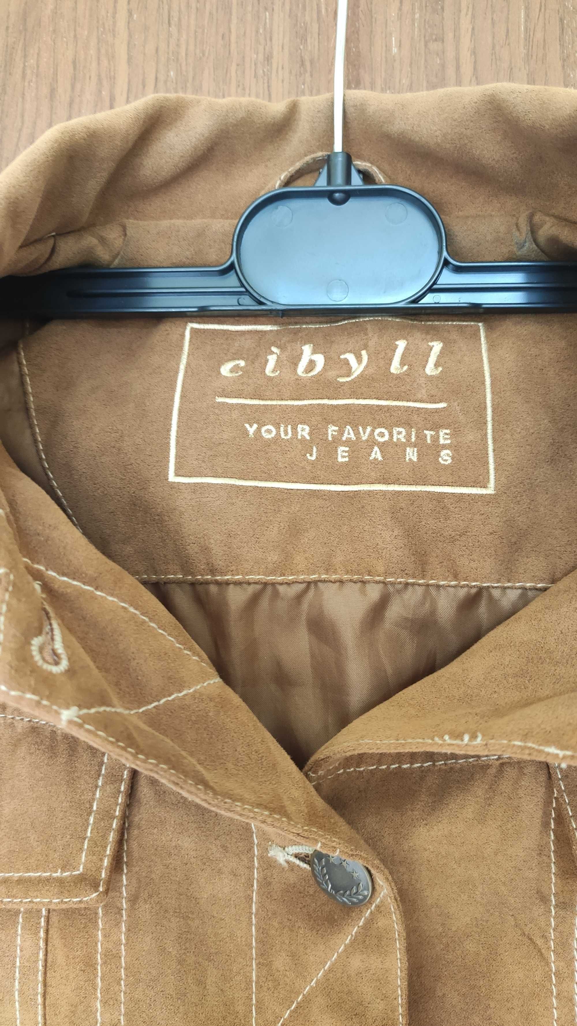 Куртка Cibyll легка замшева жіноча 38 розмір весна-осінь