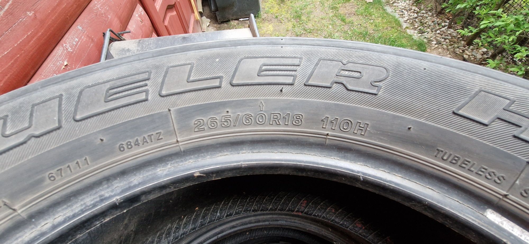 265/60 R18 Bridgestone Dueler h/t letnie 6mm