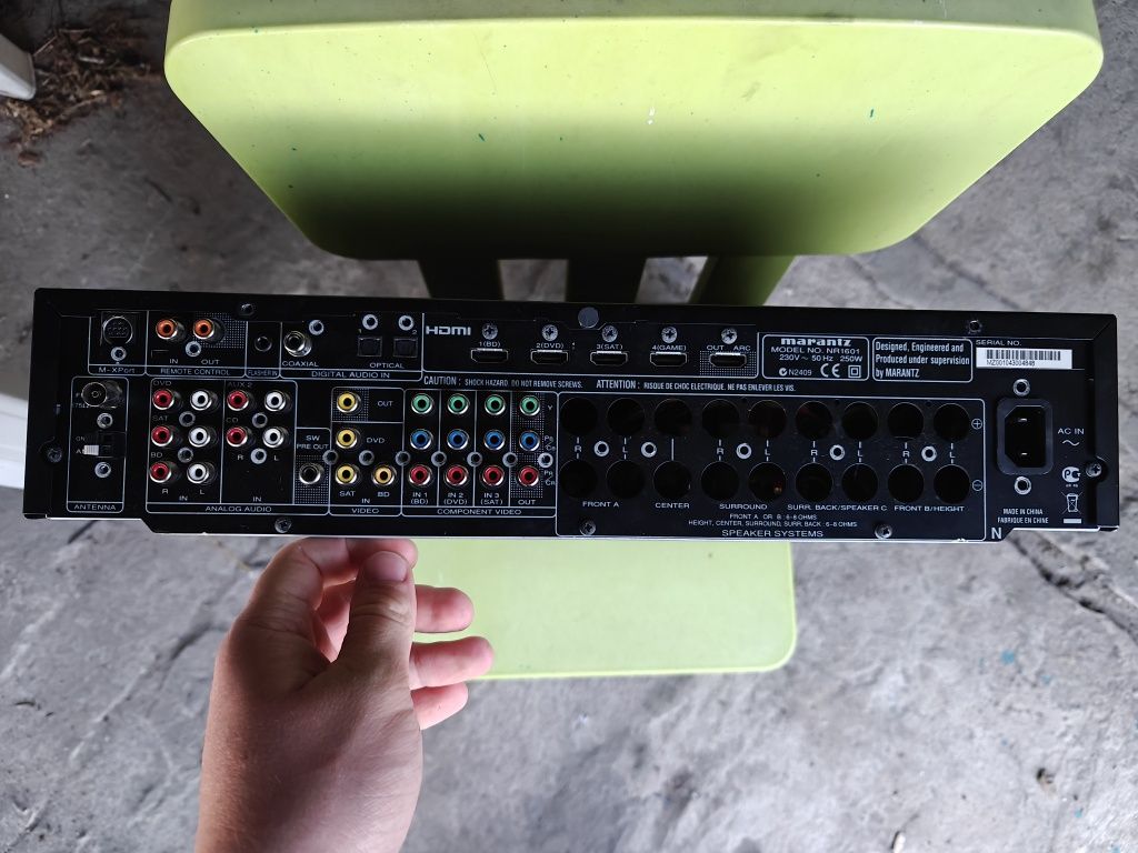 Marantz NR1601, uszkodzony