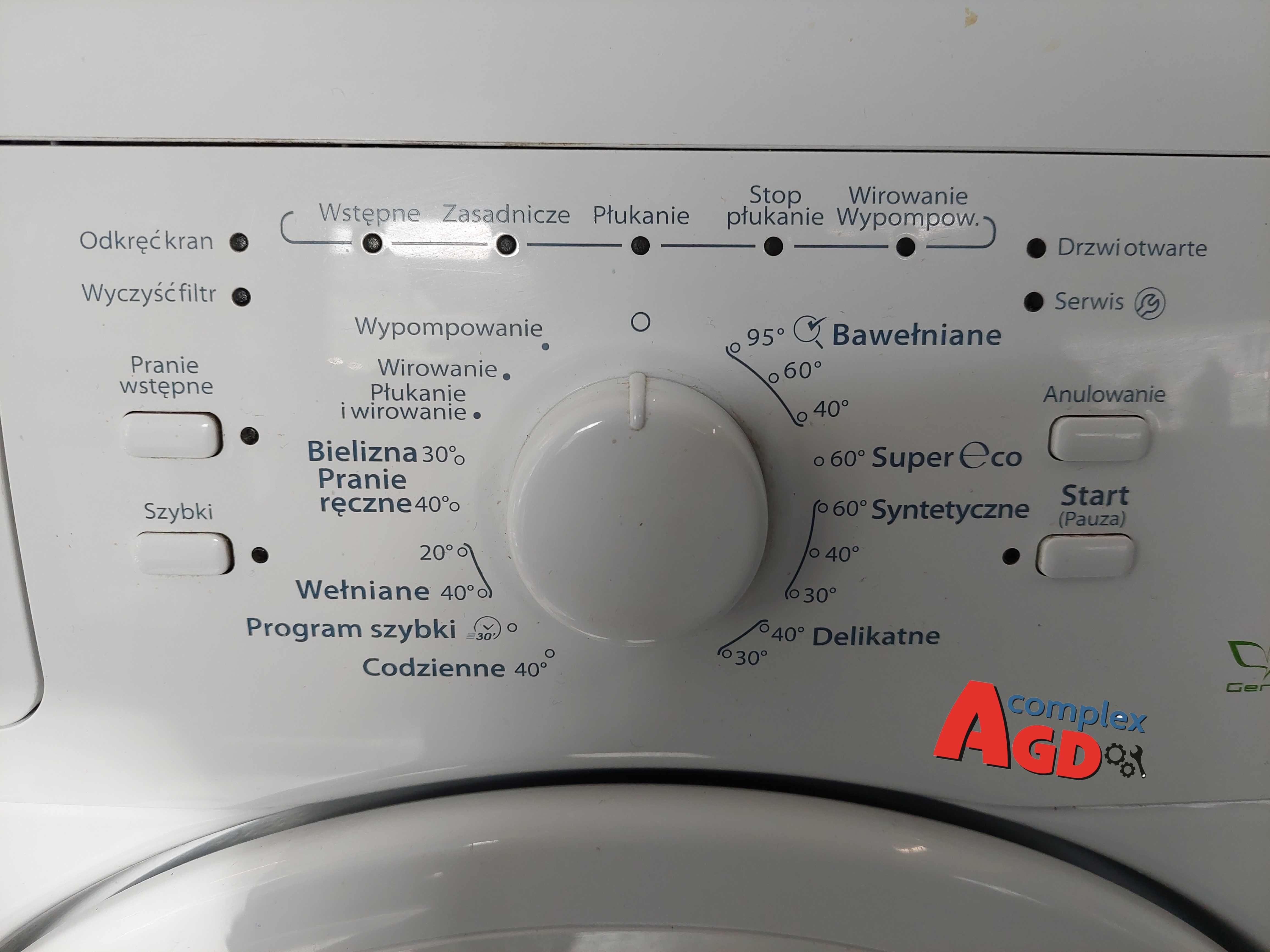 ROCZNA PISEMNA GWARANCJA Pralka Whirlpool AWOC 61010 A++ 6 kg 1000 obr