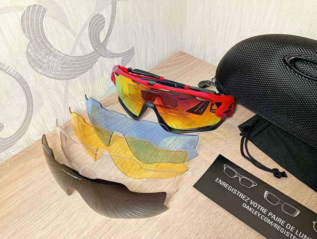 Солнцезащитные очки Oakley JAWBREAKER захисні окуляри 5 лінз