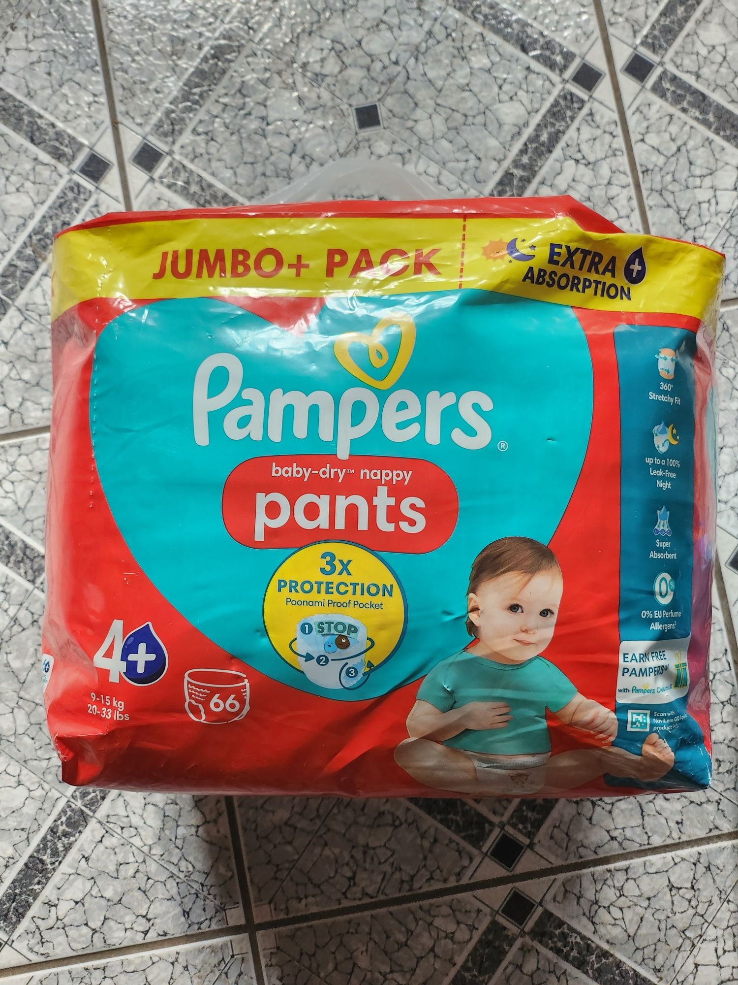 Sprzedam pampersy 4+