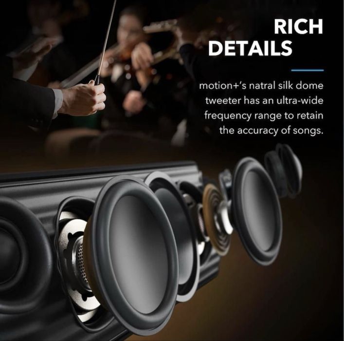 Bluetooth Колонка Anker Soundcore Motion plus. 30W, AptX,