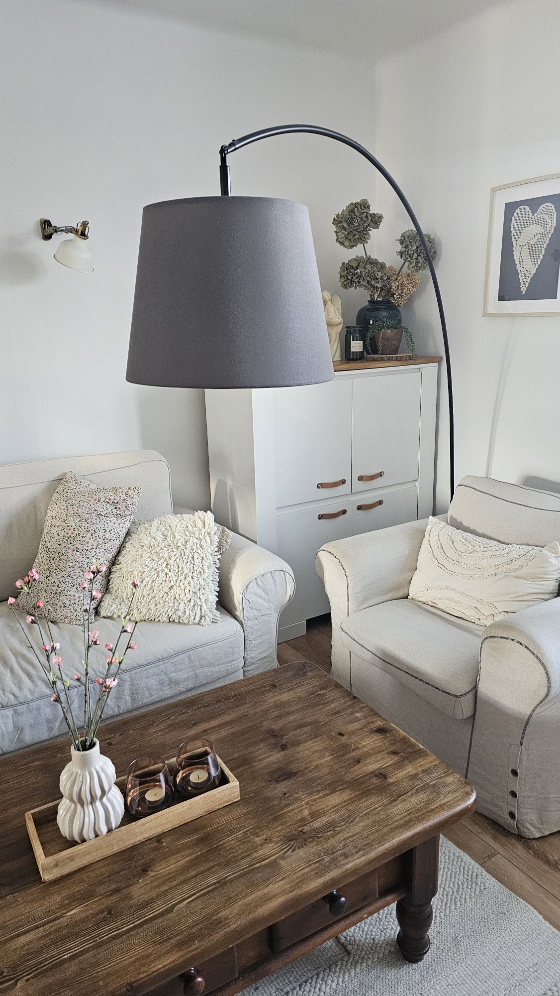 Lampa łuk  Ikea Skottorp