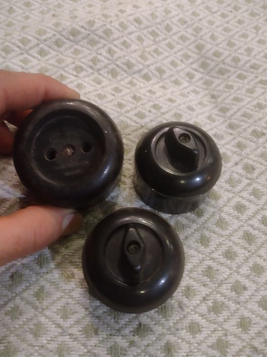 Włączniki bakelitowe PRL